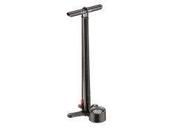 Lezyne Standluftpumpe CNC Floor Drive, Schwarz-glänzend